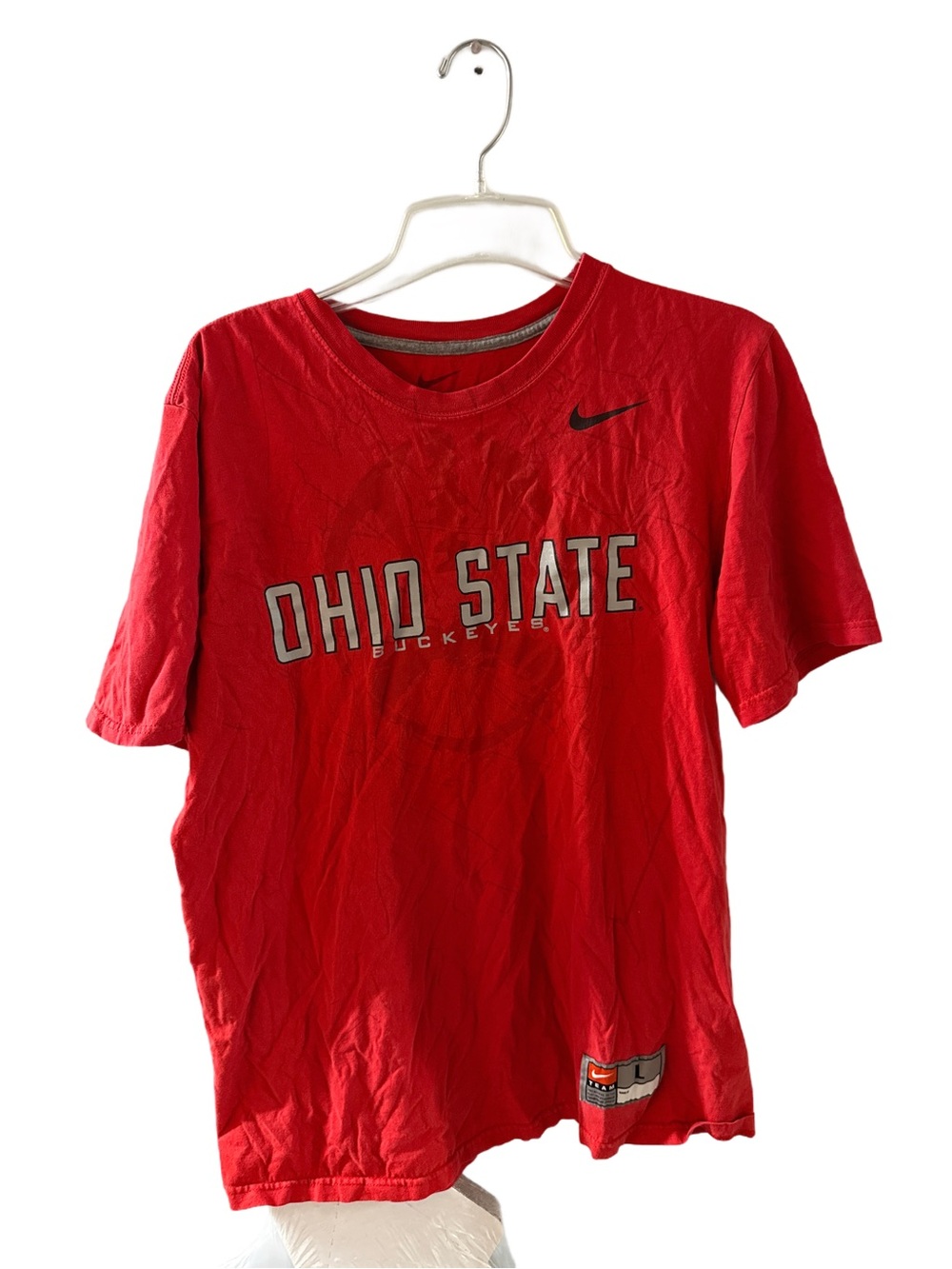 Nike Ohio State Red Short-Sleeve Tee